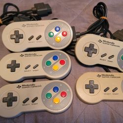 Nintendo Super Nintendo Super Famicon Controllers Snes