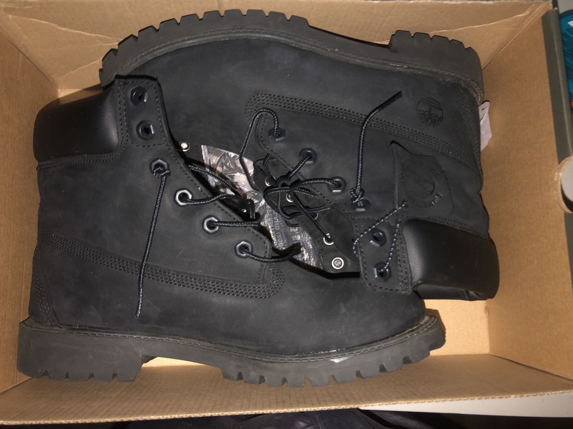 Black Timberland 6In. Waterproof Boots