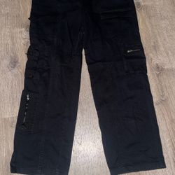 Woman Black cargo Jeans
