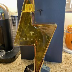 Empty Tesla Bottle Decanter Brand New Never Used