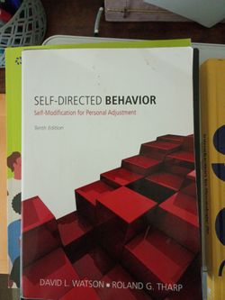 Self Directed Behavior Self Modification for Personal Adjustment
