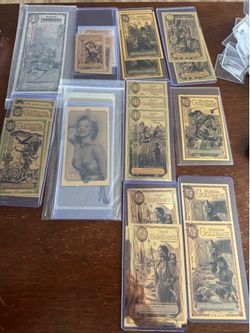 Introduced different items collected for sale