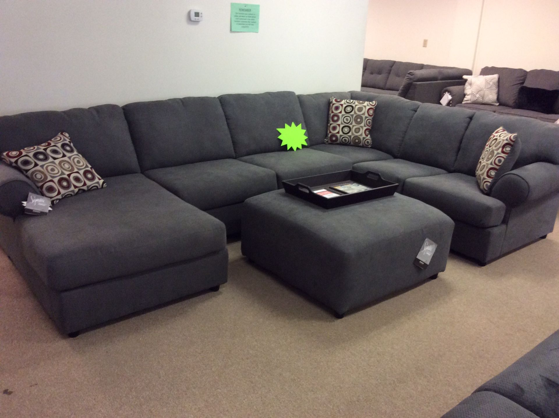 Brand new ashley 3 piece sectional in stock today!!!