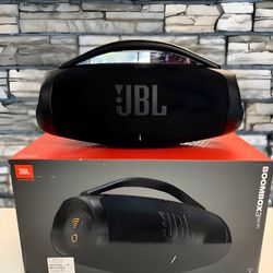 Brand New & Certified JBL Boombox 3 – Authentic, Massive Sound W Original Box + Accessories