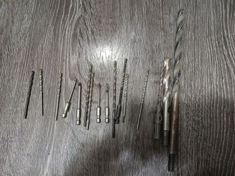 Drill Bits Lot of 16 Various Sizes Used As Is $30 OBO