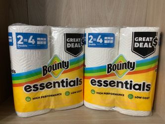 Bounty Essentials Paper Towels, Price for Both