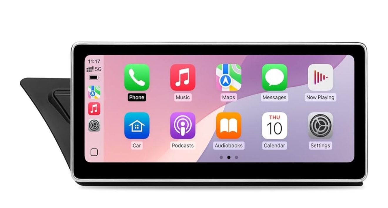 10.25 inch Touch Screen for Audi A4 A5 S4 S5 RS4 RS5(2009-2016), Built-in Android Auto CarPlay Bluetooth Upgrade Factory Car Radio Retain Original Ste