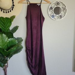 Purple Bodycon Cocktail Dress