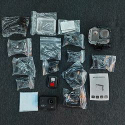 Sports Camera With Accessories 4K
