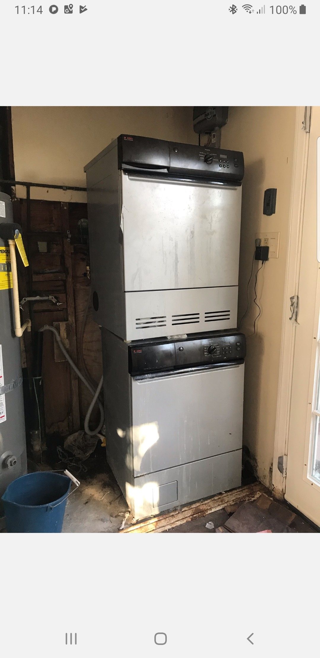 ASKO Washer/Dryer Stackable Set, asko t731 butterfly dryer