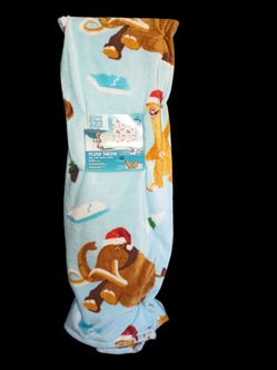 Disney Ice Age Christmas Throw 60x70in