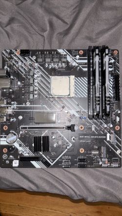 Cpu, motherboard, ram, and omen tower cooler