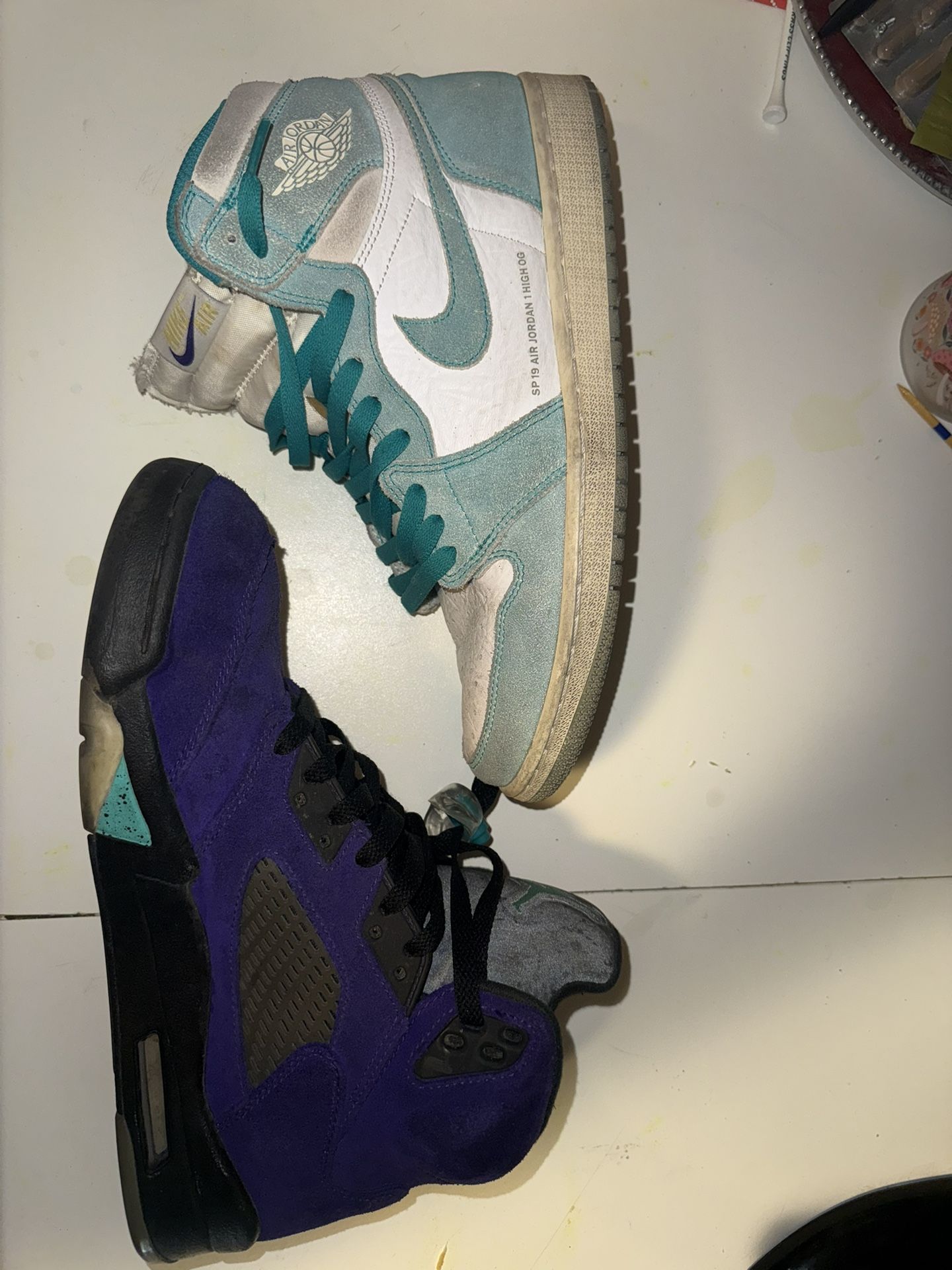 Jordan 5s Jordan 1s