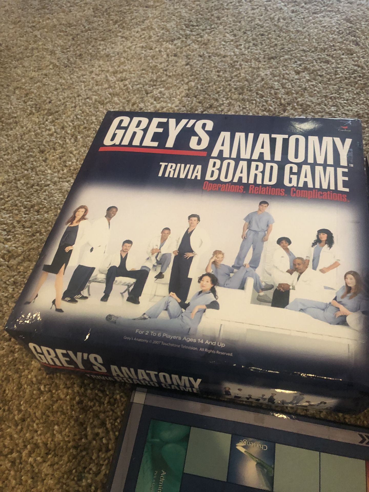 Grey Anatomy Board Game