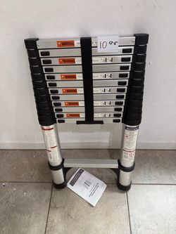 Telescoping Aluminum Ladder 12.5 ft - Heavy duty model