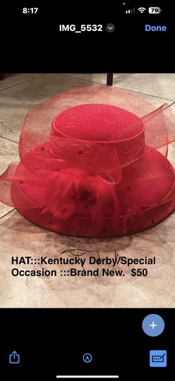 HAT:::KENTUCKY DERBY/SPECIAL OCCASION/BRAND NEW