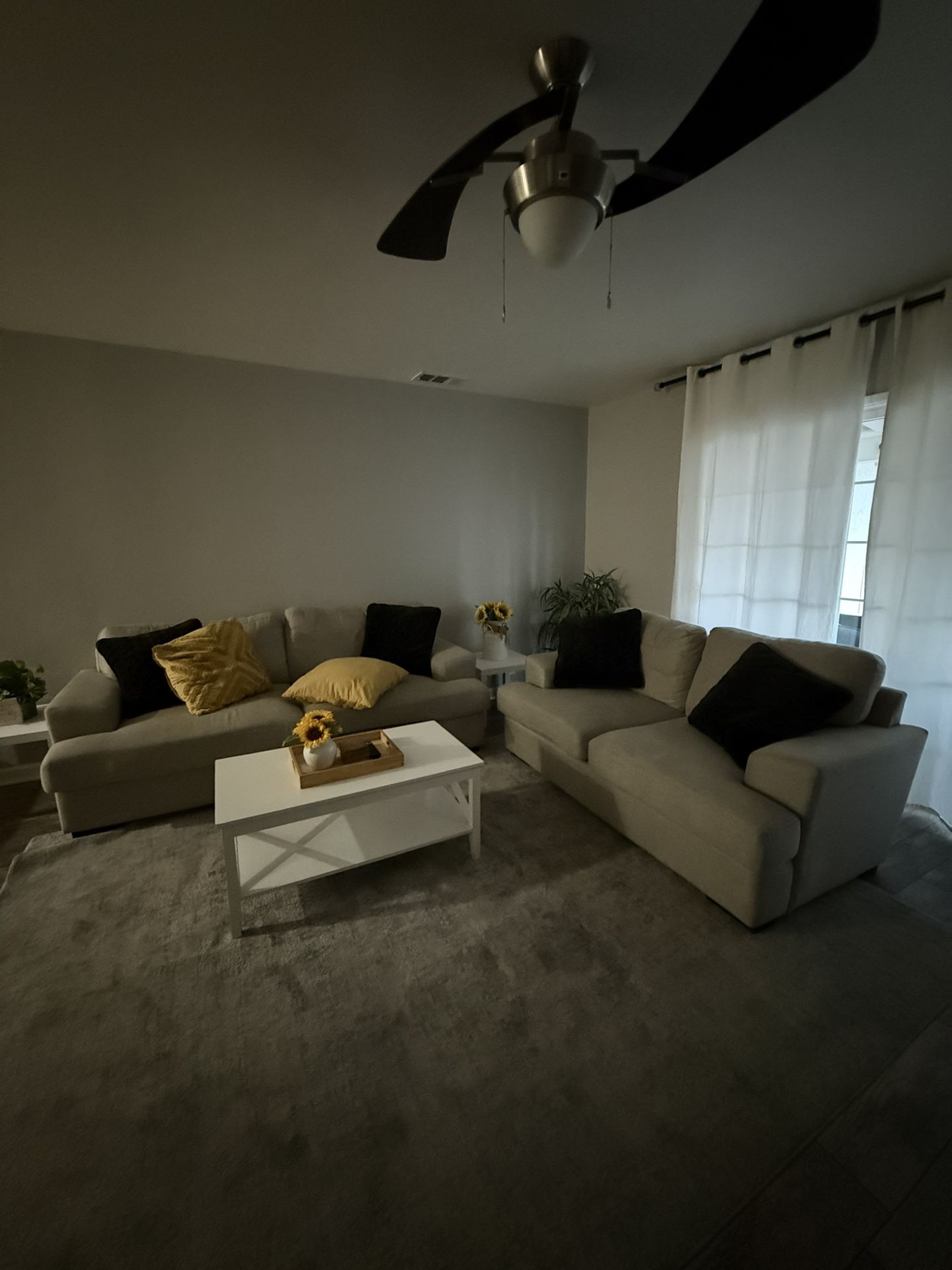 Sofa and a loveseat