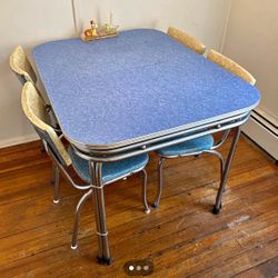 Retro Vintage Dining Table And Chairs