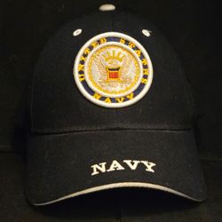 Navy Snapback Cap