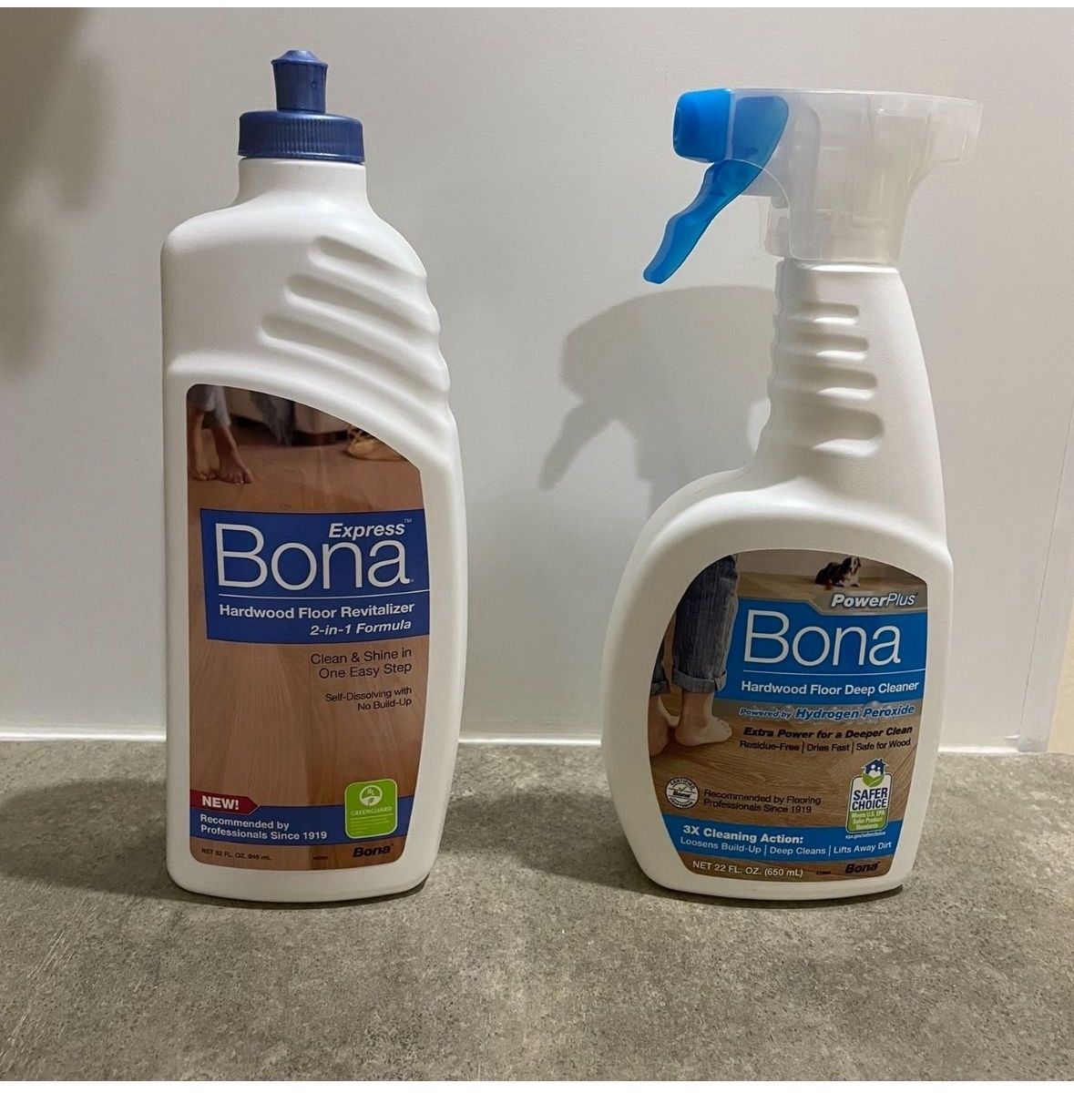 Hardwood Floor Deep Cleaner & Floor Revitalizer $15/Both