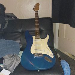 Stagg guitar with amp