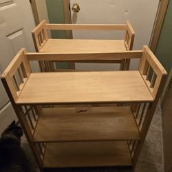 Foldable/Stackable Sturdy Compact Shelves