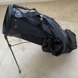 New Vessel Player Series Stand Golf Bag – Black – Never Used