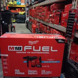 Milwaukee M18 FUEL 1-3/4" SDS Max Rotary Hammer w/ONE-KEY . Tool-Only 