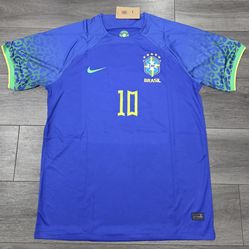 BRAZIL NEYMAR WORLD CUP SOCCER JERSEY