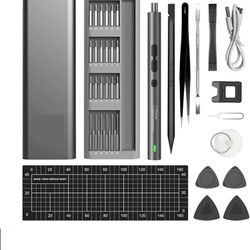 Screwdriver set 62 in 1 Electric Screwdriver Set Precision Handle Portable Power Tool Kit Wireless Cordless New Small Bit for Phone Watch Repair