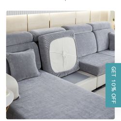 6 Couch Cushion Covers (brand new)