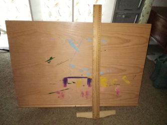 Easel And Ruler