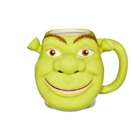 Shrek Molded Face Coffee Mug - 24 Oz
