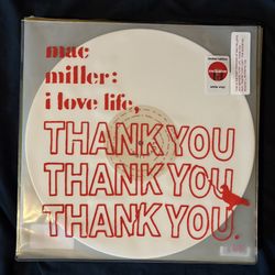 Mac Miller i love life, THANK YOU white vinyl 