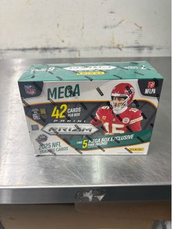 2025 Panini Prizm NFL Football Mega Box Sealed Pink Prizms RC