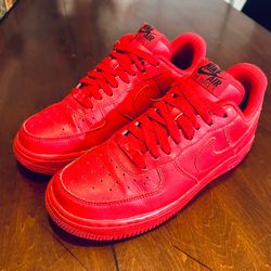 Nike Air Force 1 Red Shoes Women’s Size 6.5