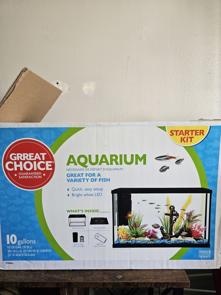 10 Gallons Tank With Accessories