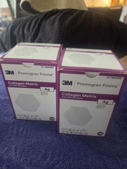 3M Promogran Prisma Ag Collagen Matrix Wound Dressings (New, Sealed)