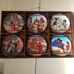 Native Americans plate decor