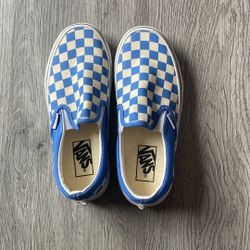 Blue Vans Size 4 Men Or 5.5 Women 