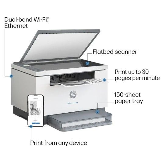 Used HP LaserJet Printer