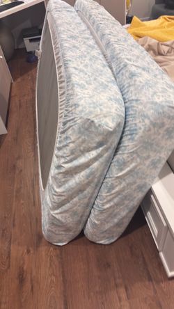 Two twin-size mattresses