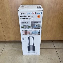 DYSON PURE HOT + COOL PURIFYING HEATER + FAN WITH HEPA FILTRATION.