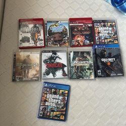 PLAYSTATION GAMES PS3 PS4 (look description)