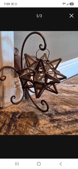Star metal wall decoration