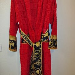 Red Versace Robe