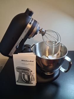 5 Qt Black Kitchenaid Stand Mix