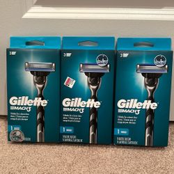 Gillette Mach 3 razor: $4 each