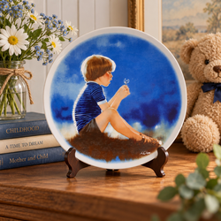 Vintage Donald Zolan Erik and Dandelion Collector Plate 1978