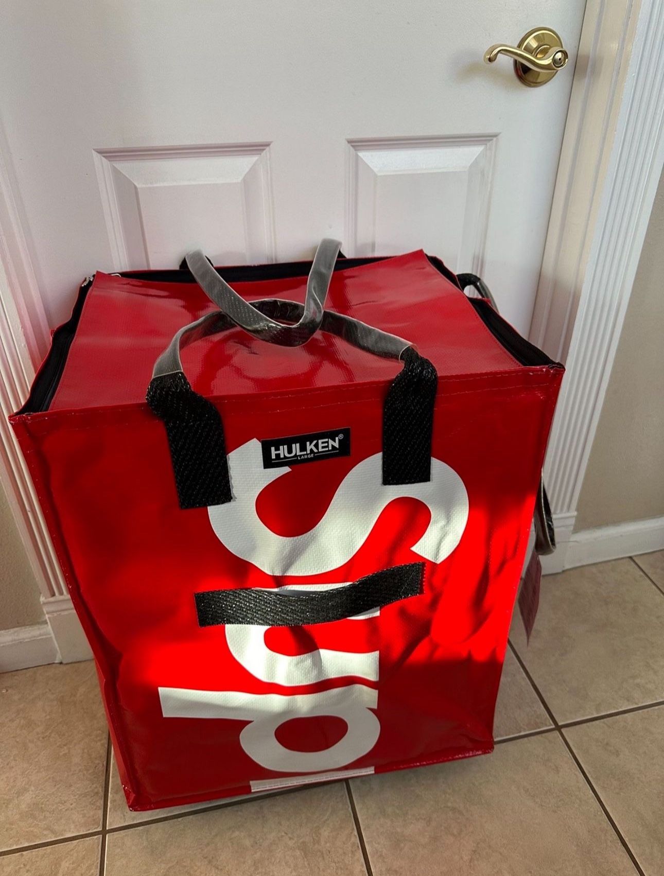 Supreme Hulken Rolling Tote Bag Red 